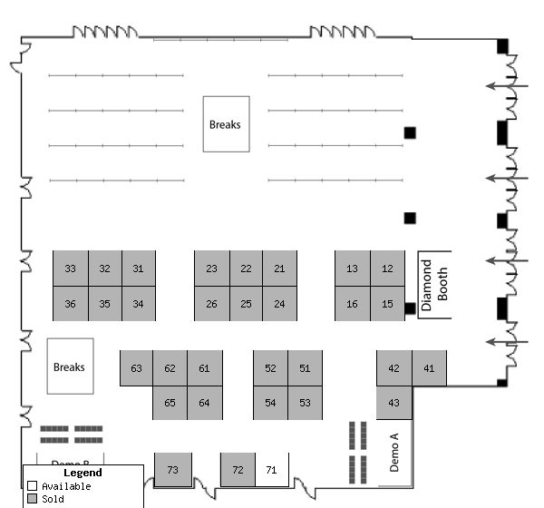 Map of Exhibit Space